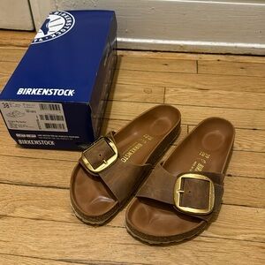 Birkenstock Arizona Big Buckle - Cognac size 39